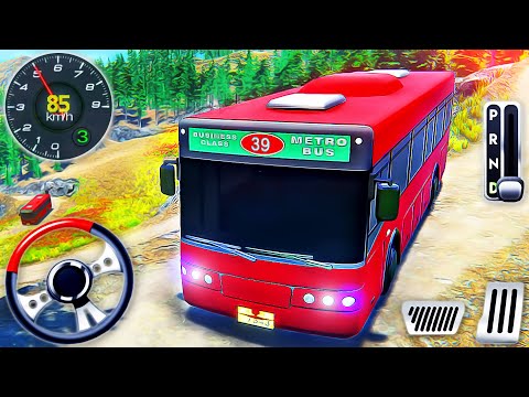 Offroad Coach Bus Driving Simulator - Highway Uphill Transport Hill Driver - Android GamePlay #3