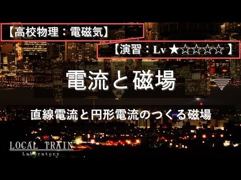 物理学科 【高校物理：電磁気】直線電流と円形電流のつくる磁場【演習】