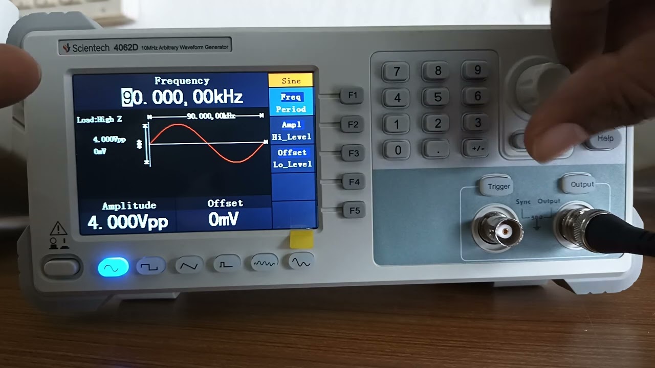 1 How to use Scientech 4062D 10MHz Waveform Gererator