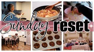 Sunday Reset Routine | Deep Cleaning the Fridge, Whole Foods Haul, Laundry & Easy Dinner