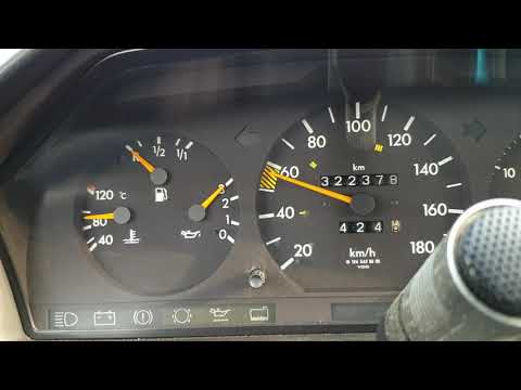 Mercedes-Benz 200D W124 0-100 km/h Beschleunigung Acceleration