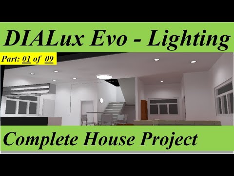Lighting design in DIALux Evo Part #01