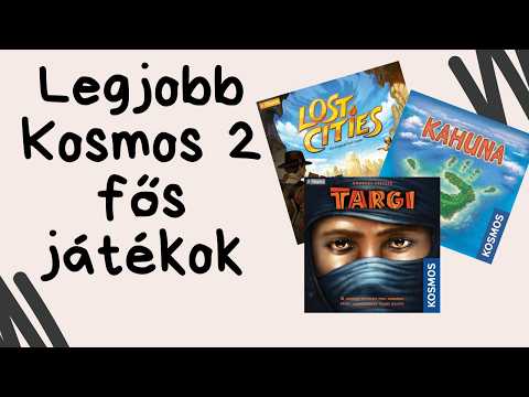Legjobb Kosmos 2 fős társasjátékok lista - Társasozz Okosan!