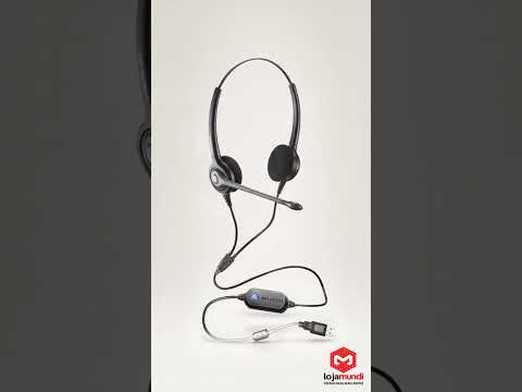 Video do produto Headset Felitron Epko Biauricular USB com Cancelamento de Ruído