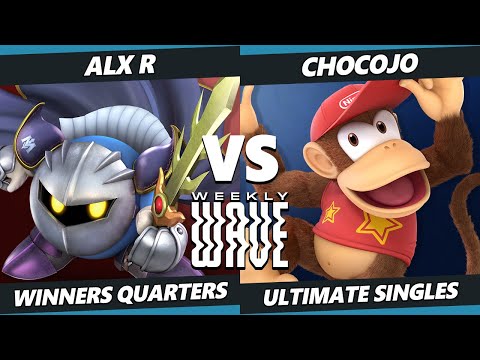 Weekly Wave 29 Winners Quarters - ALX R (Meta Knight) Vs. Chocojo (Diddy Kong) SSBU Ultimate