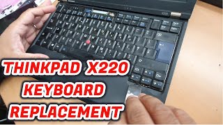 HOW TO REPLACE LENOVO THINKPAD X220 KEYBOARD