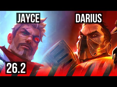 JAYCE vs DARIUS (TOP) | 47K damage | KR Master | 26.2