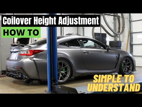 How To Adjust Coilover Height On A Lexus RCF/RC/ISF/IS/GSF/GS