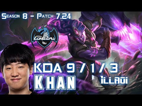 LZ Khan ILLAOI vs ORNN Top - Patch 7.24 KR Ranked