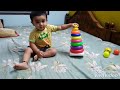Baby perfection in stacking ring toys😍😘👌💝