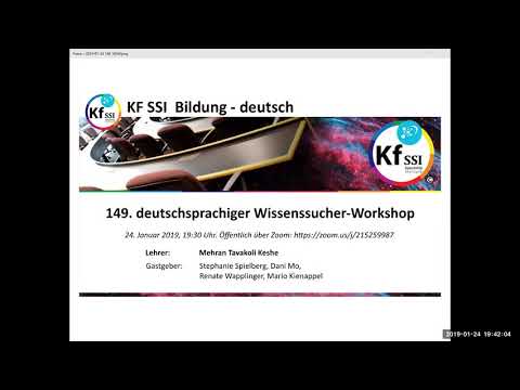 2019 01 24 PM Public Teachings in German - Öffentliche Schulungen in Deutsch