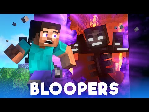 Player VS Piglin: BLOOPERS - Alex and Steve Life (Minecraft Animation)