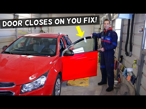 CAR DOOR DOES NOT STAY OPEN FIX, DOOR CLOSES ON YOU