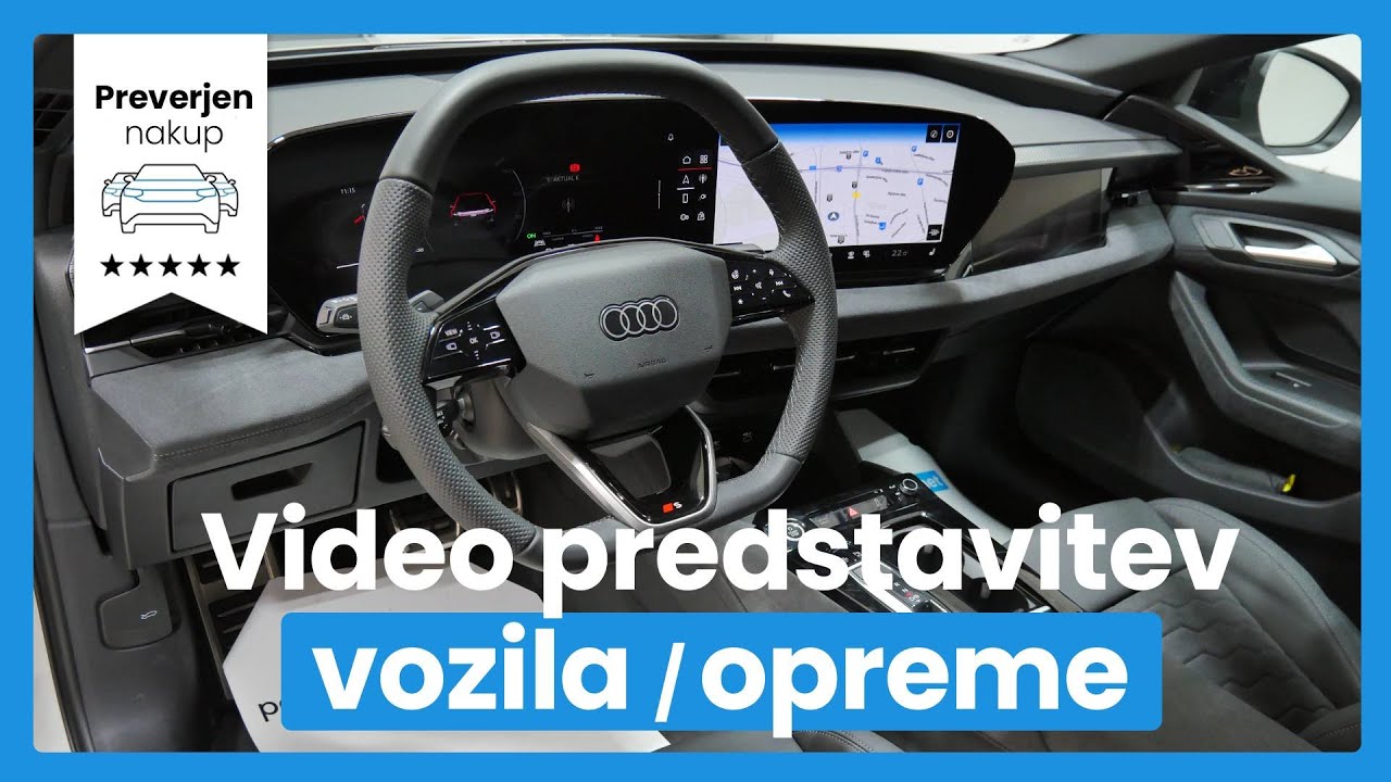 Audi A6 Sportback e-tron quattro Business - DOBAVA VOZILA MAREC 2026