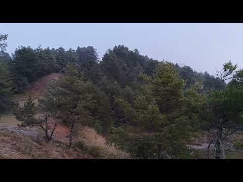 大雪山天池飄雪