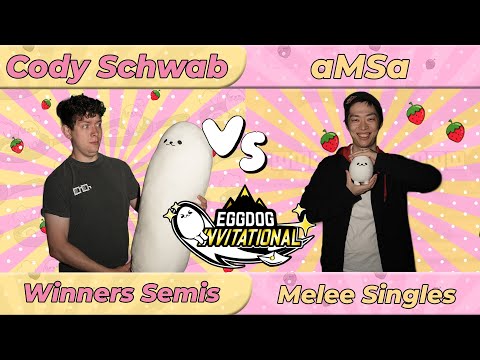 Cody Schwab (Fox) vs aMSa (Yoshi)- Eggdog Invitational 2024 - Melee Singles: Winners Semifinals