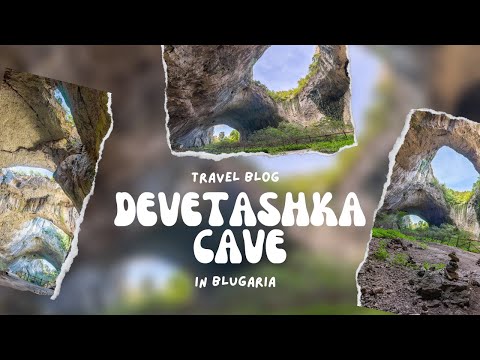 Walk-through Devetashka Cave near Lovech city in Bulgaria