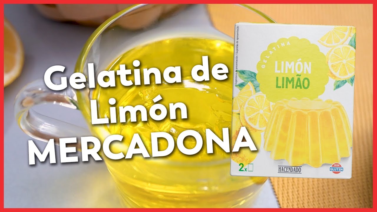 Gelatina Limón - Mercadona | NOVUM