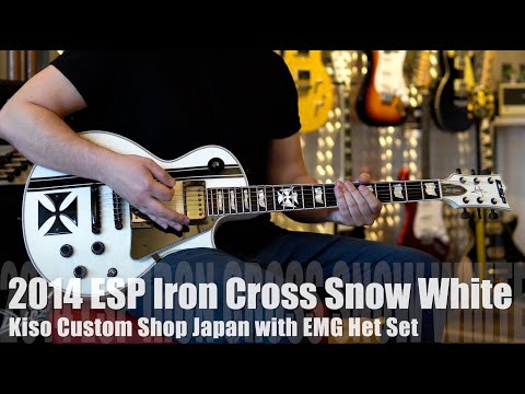 The ESP Iron Cross is the best modern James Hetfield Metallica signature guitar