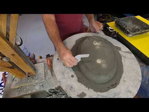 Part 4 How to make Oval cement bonsai pot or flower pot no special tools