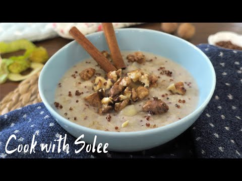 藜麥燕麥粥｜Quinoa Pear Oatmeal Porridge 【100道早餐食譜 2/100 ｜100 Breakfast Ideas 2/100 】 Video