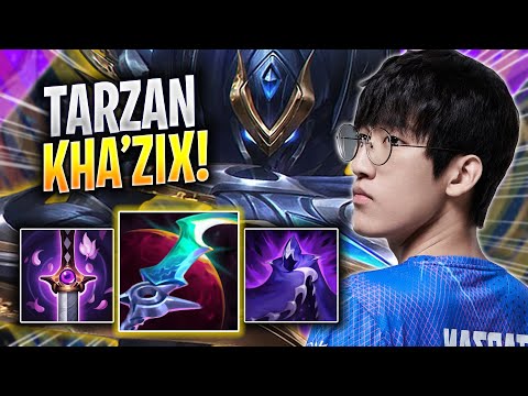 TARZAN IS A GOD WITH KHA'ZIX! - LNG Tarzan Plays Kha'zix JUNGLE vs Sylas! | Season 2023