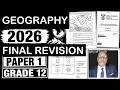 2026 GEOGRAPHY PAPER 1 GRADE 12 MAY JUNE EXAM THUNDEREDUC GRADE 12 GEOGRAPHY P 1 FINAL REVISION
