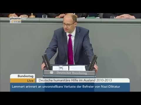Bundestag: Debatte zum Thema "Deutsche humanitäre Hilfe im Ausland 2010/2013" am 08.05.2015