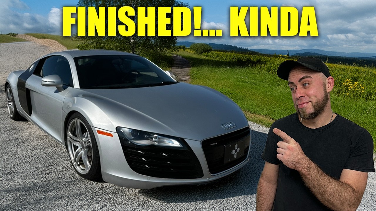 Finished The Audi R8, But It's Not Running Right And It's Leaving To NM!!