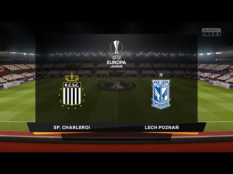 RC Sporting Charleroi - Lech Poznań | UEFA Europa League 2020-2021 | FIFA 19 Gameplay