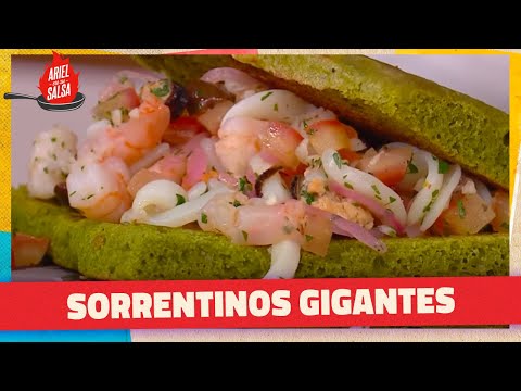 Focaccia de Espinaca - Sorrentinos - Arrollado de Merengue | ARIEL EN SU SALSA