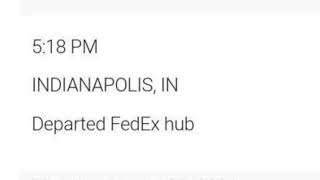 Departed FedEx Hub Meaning
