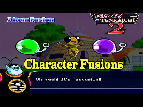 Dragonball Z Budokai Tenkaichi 2 - All Z item Character Fusions