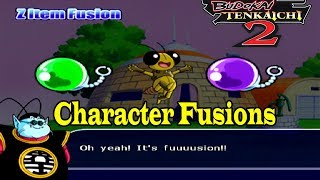 Dragonball Z Budokai Tenkaichi 2 - All Z item Character Fusions