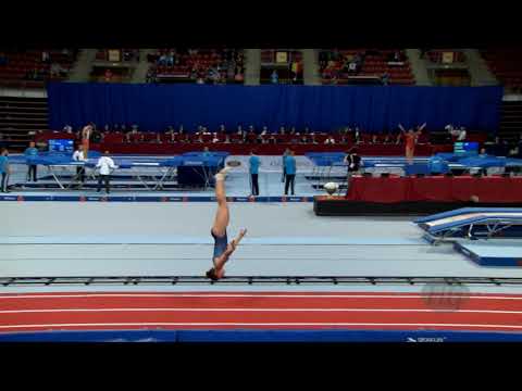 ZARUBINA Anna (UKR) - 2017 Trampoline Worlds, Sofia (BUL) - Qualification Tumbling Routine 1