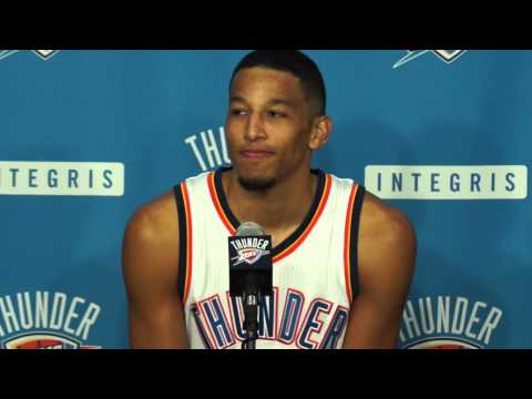 2014 Thunder Media Day With Andre Roberson