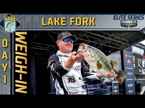 2021 Bassmaster Elite at Lake Fork, TX - Day 1 Weigh-In