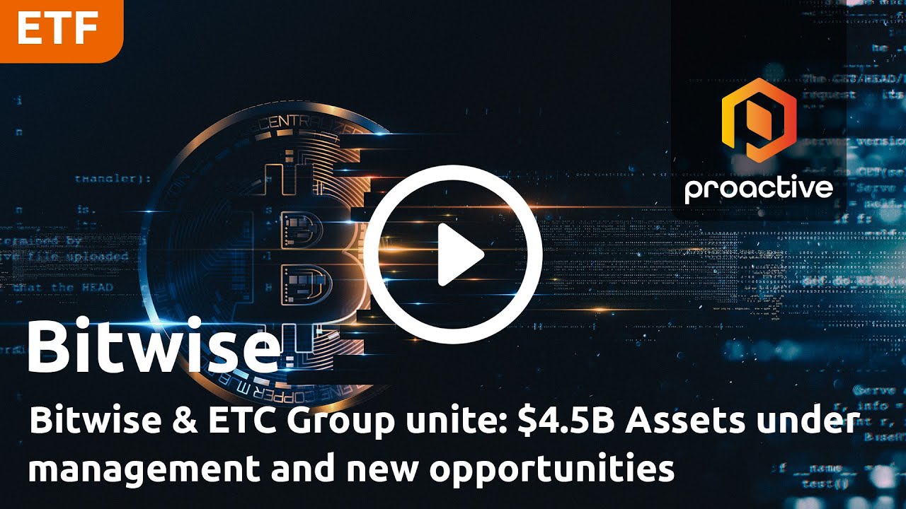 Bitwise expands in Europe with ETC Group acquisition