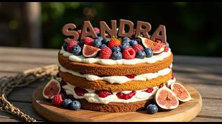 Happy Birthday, Sandra (Original Song) ✨ | DJ-Ready Birthday Track + Top 10 Cake Designs 2025