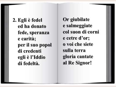 11 A Dio cantate un canto nuovo - Innario Chiesa Avventista 2014