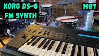 Video thumbnail for Korg DS-8 Vintage FM Synthesizer from 1987 - The Forgotten Synth! I Make a Song + Roland TD-6 by Demonic Sweaters