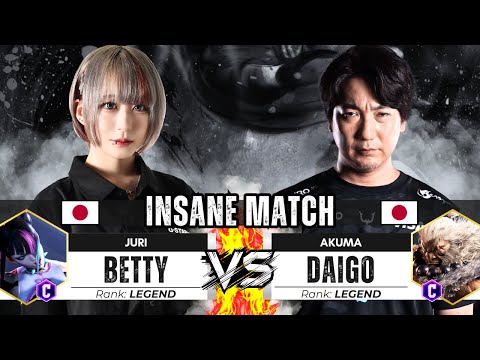 SF6 ▰ BETTY (Juri) vs DAIGO (Akuma) + KOBAYAN ▰ Street Fighter 6