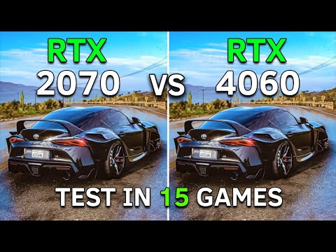 RTX 2070 vs RTX 4060 | Test In 15 Games at 1080p | 2023