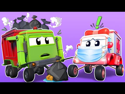 Gary das MÜLLAUTO möchte kein BAD nehmen!  | Tom der Abschleppwagen | Car City World App