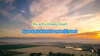 Billy Ray Cyrus&#39; &quot;Achy Breaky Heart&quot; play along with scrolling guitar chords and lyrics