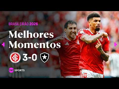 INTER VENCE, SE AFASTA DO Z4 E AFUNDA O CORINTHIANS! INTERNACIONAL 3 X 0 BOTAFOGO