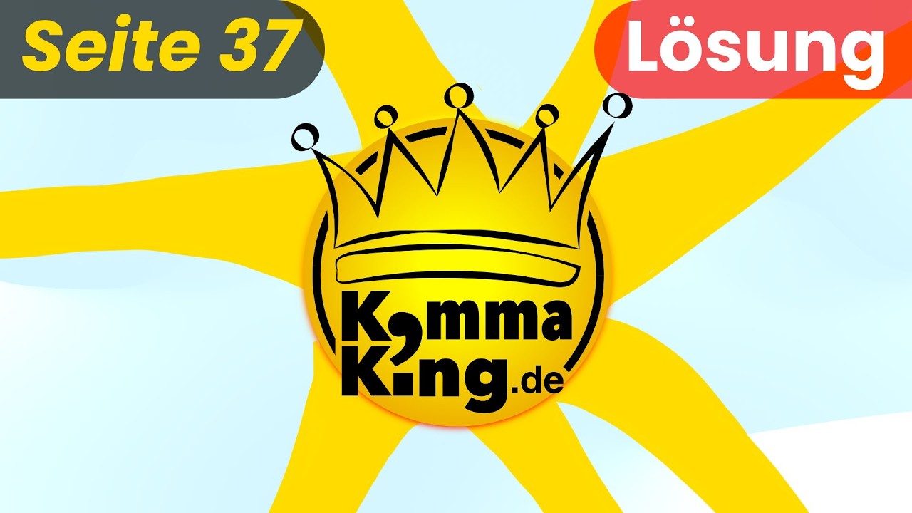 Komma-Analyse (2) - Verkehrswende in Deutschland Lösungen Seite 37 Kommaking