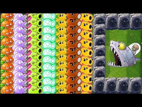 Plants vs Zombies 2 Mod: TEAM PLANTS POWER-UP! vs BIG WAVE BEACH FINAL ZOMBOSS