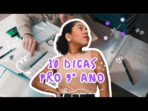 10 DICAS ESSENCIAIS PARA COMEÇAR O 9º ANO EM 2024 #9ºano #estudos