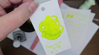Beginning Of Spring Ink Review IWI Fountain Pen Ink